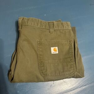 Carhartt Men's Olive Work Pants